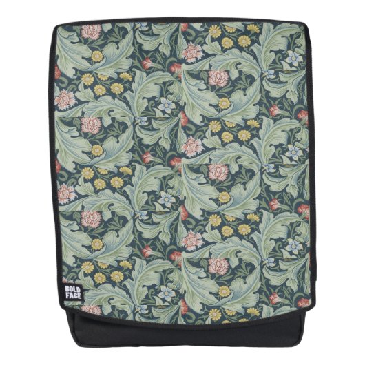 Sac À Dos William Morris Leicester Carnation des fleurs Feui (Devant)