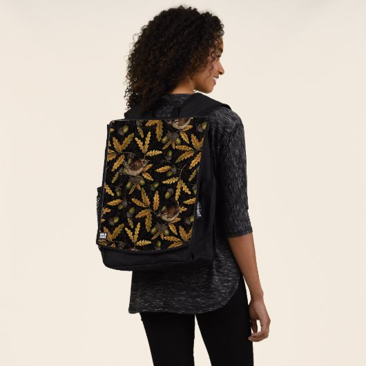 Sac À Dos Wrens et cors sur noir (Porté)
