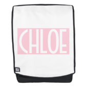 Sac À Dos Your | Bold White Text on Light Pink (Devant)