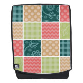 Sac À Dos Zigzag, Chevron, En vichy, Pois, Patchwork (Devant)