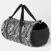 Sac à double floral en ligne monochromatique (Coin droit)
