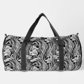 Sac à double floral en ligne monochromatique (Verso)