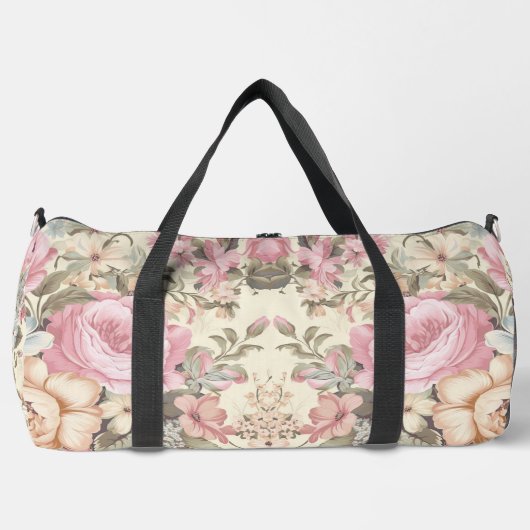 Sac à double floral rose (Recto)