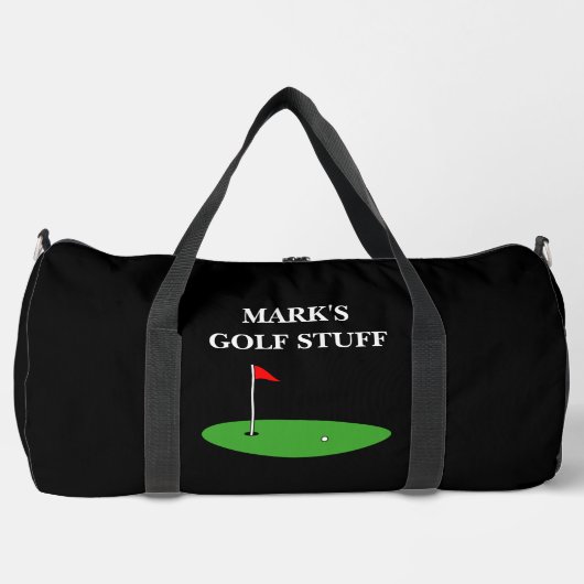 Sac à double grande taille personnalisé pour golfe (Recto)