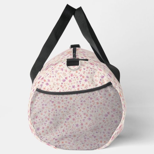 Sac À Double Modèle Floral Rose Et Violet (Droite)