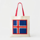 Sac à drapeau Islande (Devant)