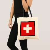Sac à drapeau Suisse (Devant (produit))