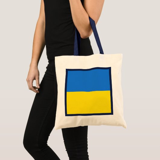 Sac à drapeau ukrainien (Devant (produit))