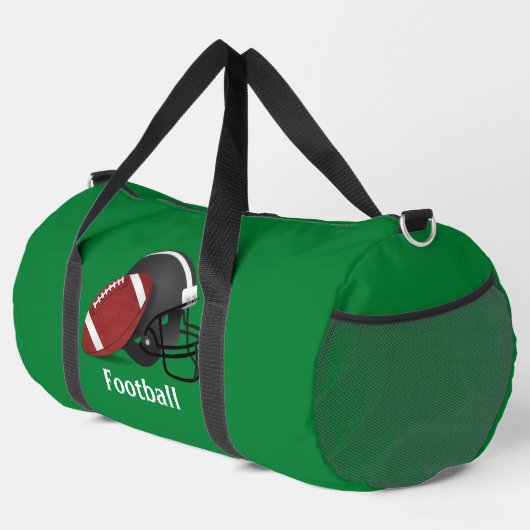 Sac à duffel de conception de football (Coin droit)