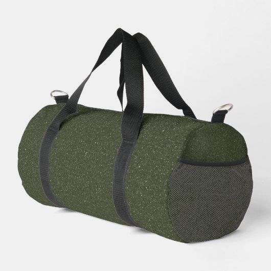Sac à duffel vert mousse - personnalisable (Coin droit)