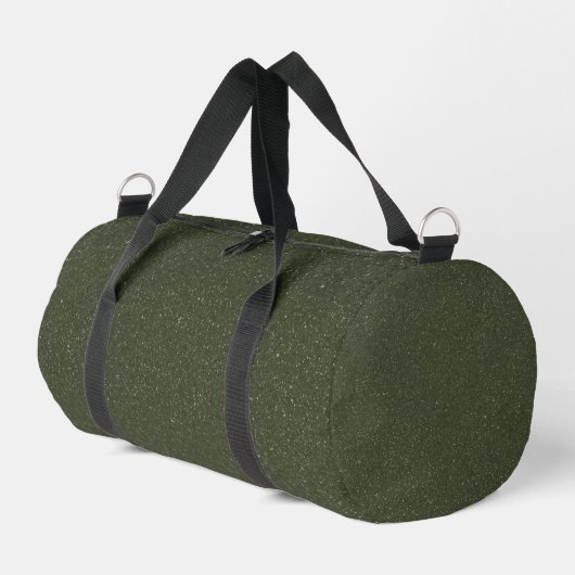 Sac à duffel vert mousse - personnalisable (Coin gauche)