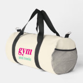 Sac à duffet Gym et Tonic Citation Art (Coin droit)