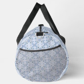 Sac à duffle à fleurs bleues botaniques (Droite)