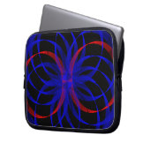 Sac À Électronique Géométrique Double Myrtille (devant gauche)