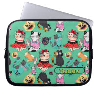 Sac À Électronique Monogrammé Drôles De Chats
