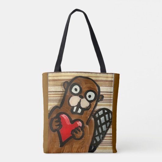 Sac à épaule castor (Dos)