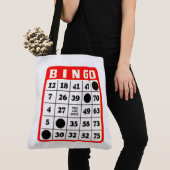 Sac à épaule de la carte de bingo (De près)