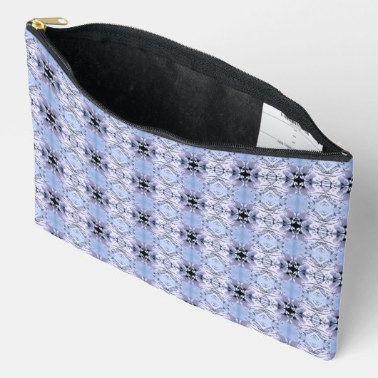 Sac à fermeture éclair à motif de pavot enneigé de (Ouvrir)