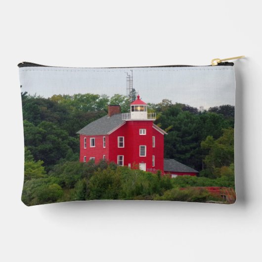 Sac à fermeture éclair Marquette Harbour Lighthous (Verso)