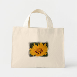 Sac à fleurs jaune