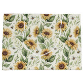 Sac à fleurs Tournesols et Bourdons (Devant)