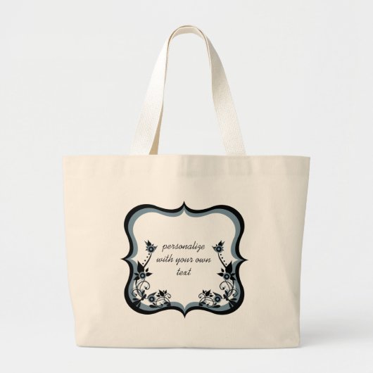 Sac À Frame Floral Sassy, Périwinkle Foncé (Devant)