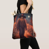 Sac à friandises Sasquatch pour Halloween (De près)