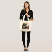 Sac à goélands à bec rouge et chicks par RoseWrite (Devant (modèle))