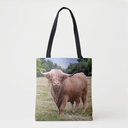 Sac à impression Highland Cow (Devant)