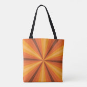 Sac à impression orange illusion d'optique (Dos)