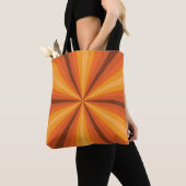 Sac à impression orange illusion d'optique (De près)