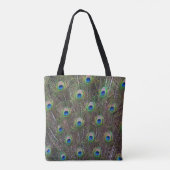 Sac à impression paon partout (Dos)