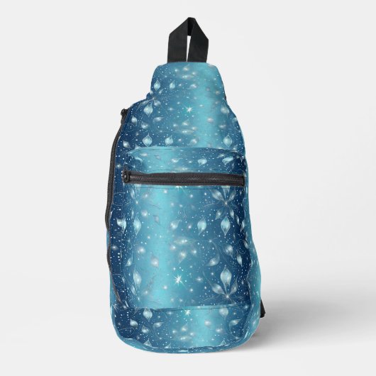 Sac à lame en verre bleu brillant (Recto)