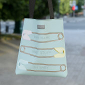 Sac à langer moderne pour bébé garçon avec épingle