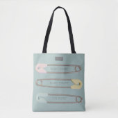 Sac à langer moderne pour bébé garçon avec épingle (Devant)