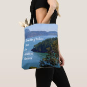 Sac à livres de lecture, belle scène océanique (De près)