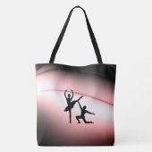 Sac à main à accent rose pour danse de couple de b (Dos)