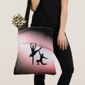 Sac à main à accent rose pour danse de couple de b (De près)
