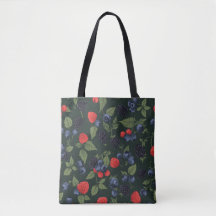 Sac à main à bandoulière à motif de baies sauvages