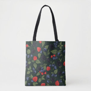 Sac à main à bandoulière à motif de baies sauvages