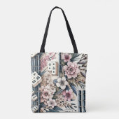 Sac à main à impression florale "C'est l'heure du (Dos)