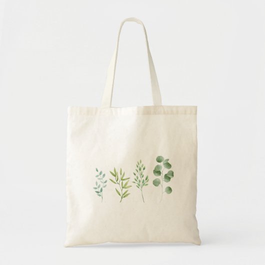 Sac à main à motif de feuille de nature douce (Devant)