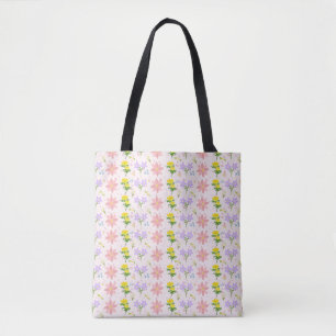 Sac à main à motif de fleurs sauvages pastel doux