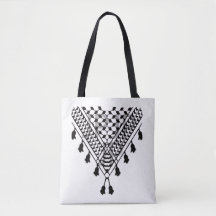 Sac à main à motif Keffiyeh palestinien