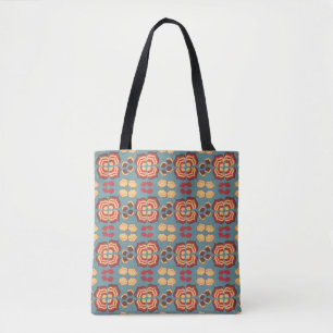 Sac à main à motif ogee des années soixante-dix
