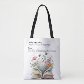 Sac à main Abibliophobia Blooming Books (Devant)