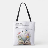 Sac à main Abibliophobia Blooming Books (Dos)
