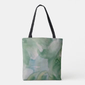Sac à main abstrait - Tourbillon vert doux (Dos)