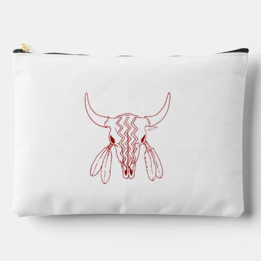 Sac à main accessoire blanc Red Ghost Dance Buffal (Recto)