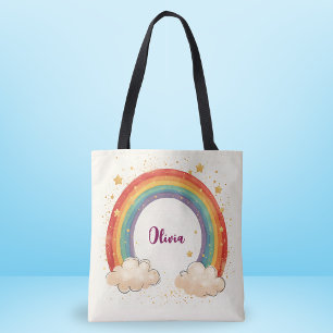 Sac à main arc-en-ciel charmant pour filles avec d